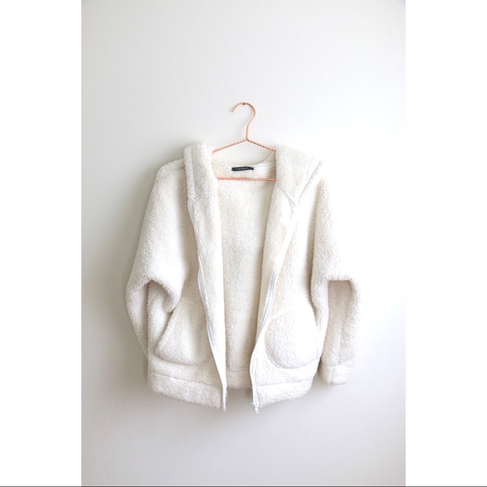 WHITE TEDDY BOMBER